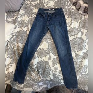 711 Tall Skinny Jeans. Size 24. Dark blue